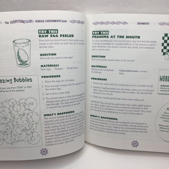 Adams Media The Everything Kids' Science Experiments Book Children Learning Fun - Picture 4 of 9